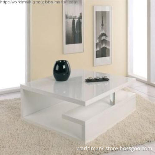 Coffee Table with High Gloss Finish for Living Room